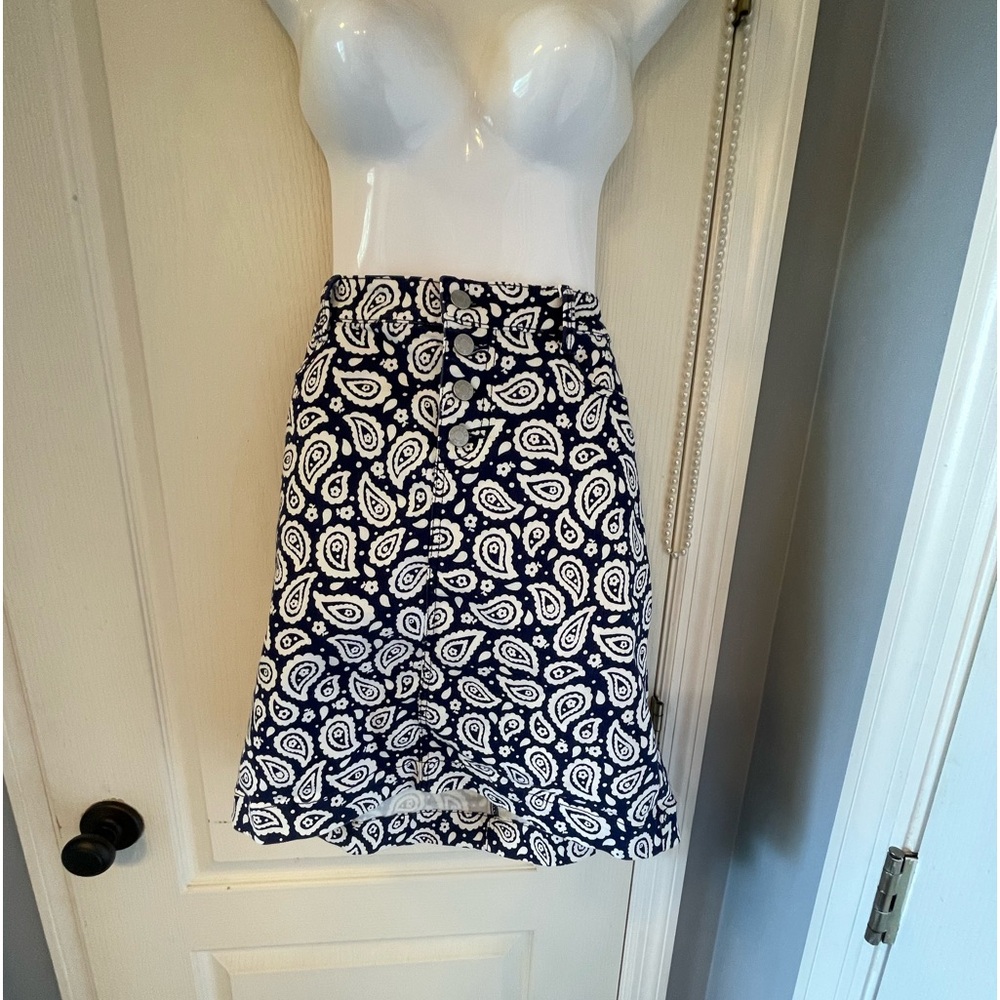 Size 8 by Talbots Cute Preppy professional Boho Mini skirt